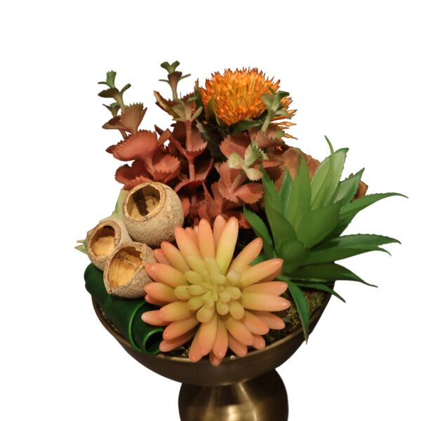 Ayaklı Eskitme Sukulent