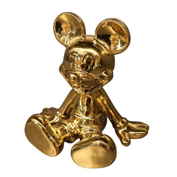 Mickey Mouse Oturan Gold Turuncu