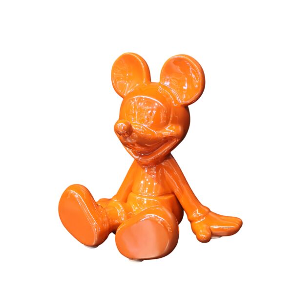 Mickey Mouse Oturan Gold Turuncu
