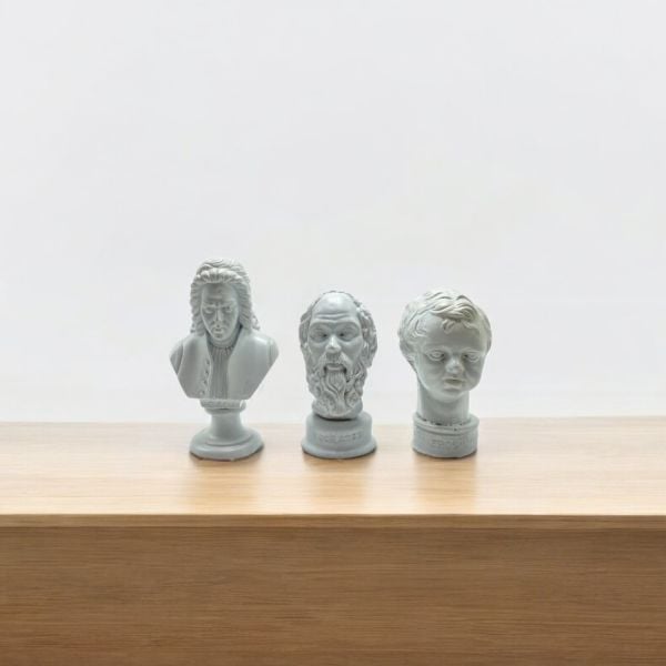 Bach-Socrates-Eros Beyaz Üçlü Obje