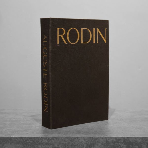 Kumaş Dekoratif Kitap Kutu Rodın Siyah