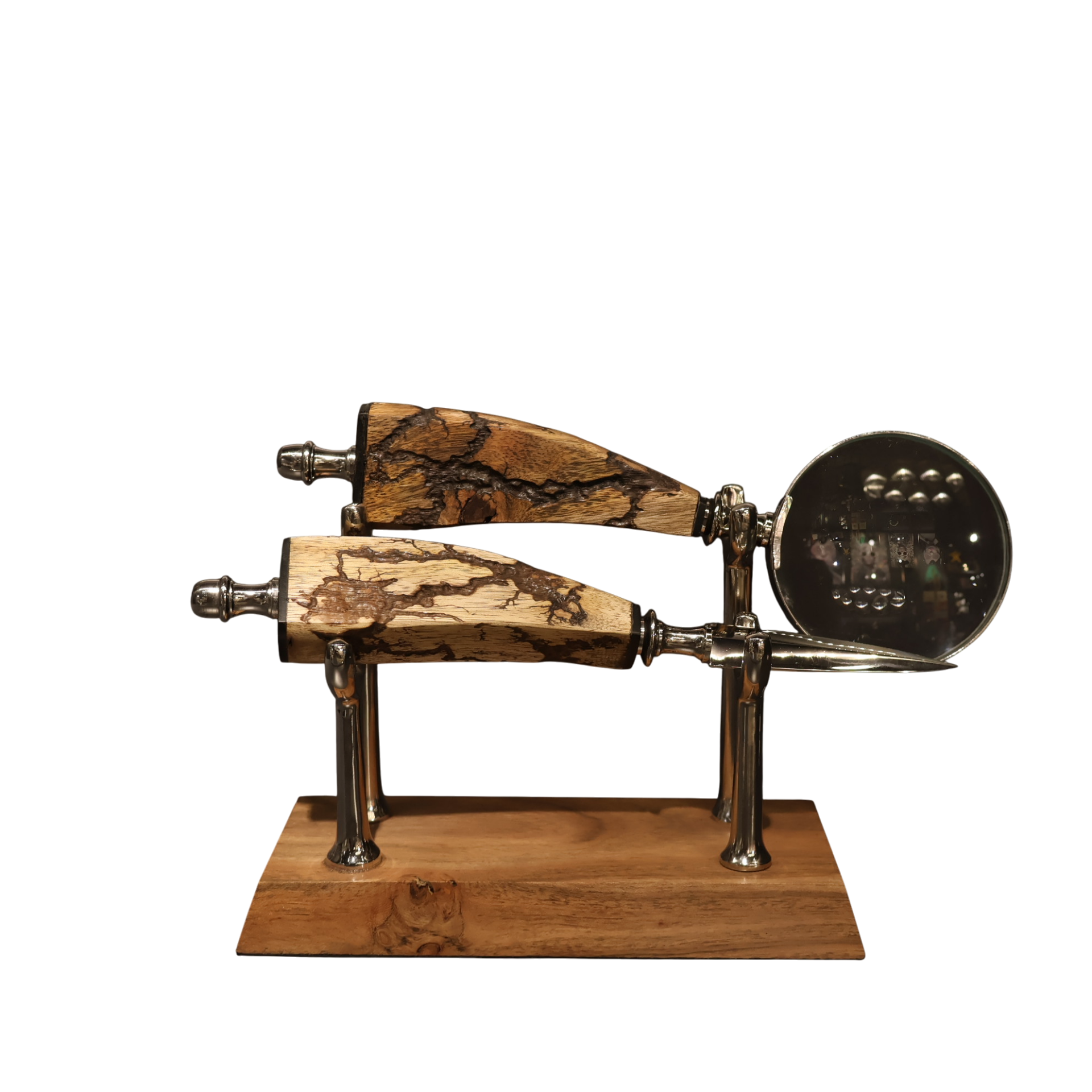 Yatay Oyma Büyüteç Seti