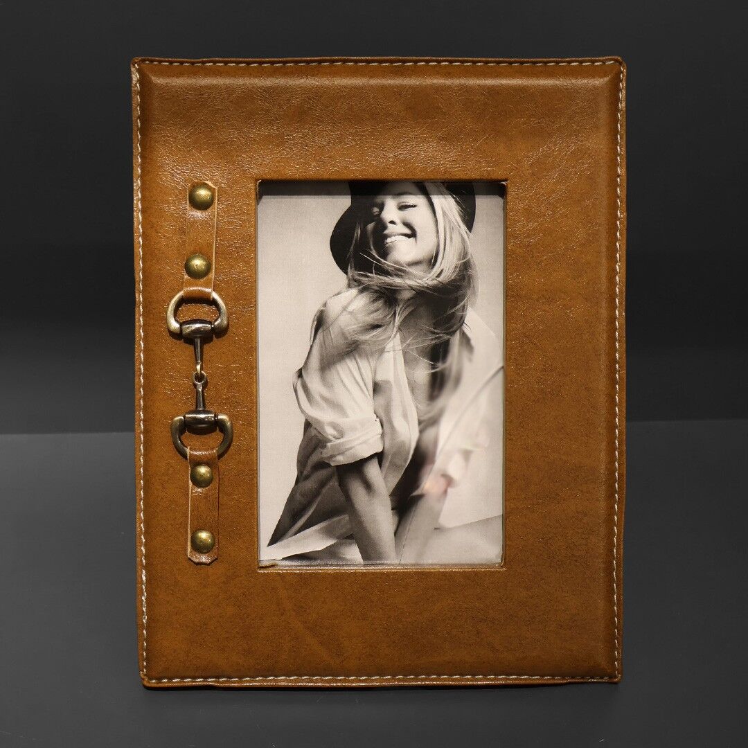 Kahve Deri Çerçeve