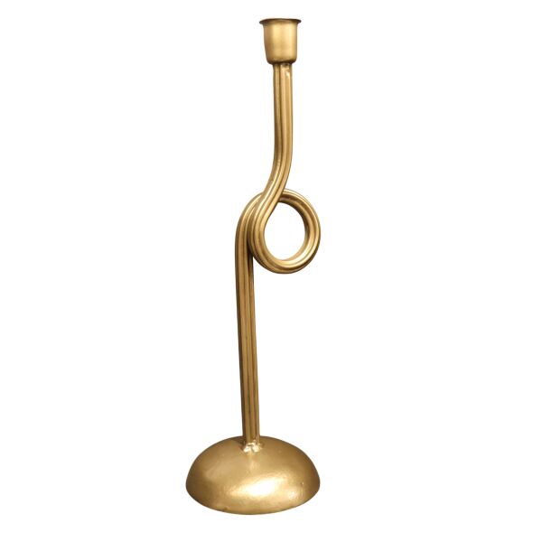 Lyon Gold Metal Çember Şamdan Büyük