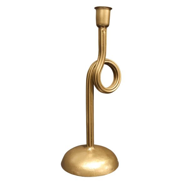 Lyon Gold Metal Çember Şamdan Küçük
