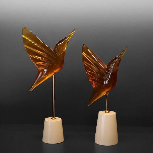 Sinek Kuşu İkili Amber Füme Amber