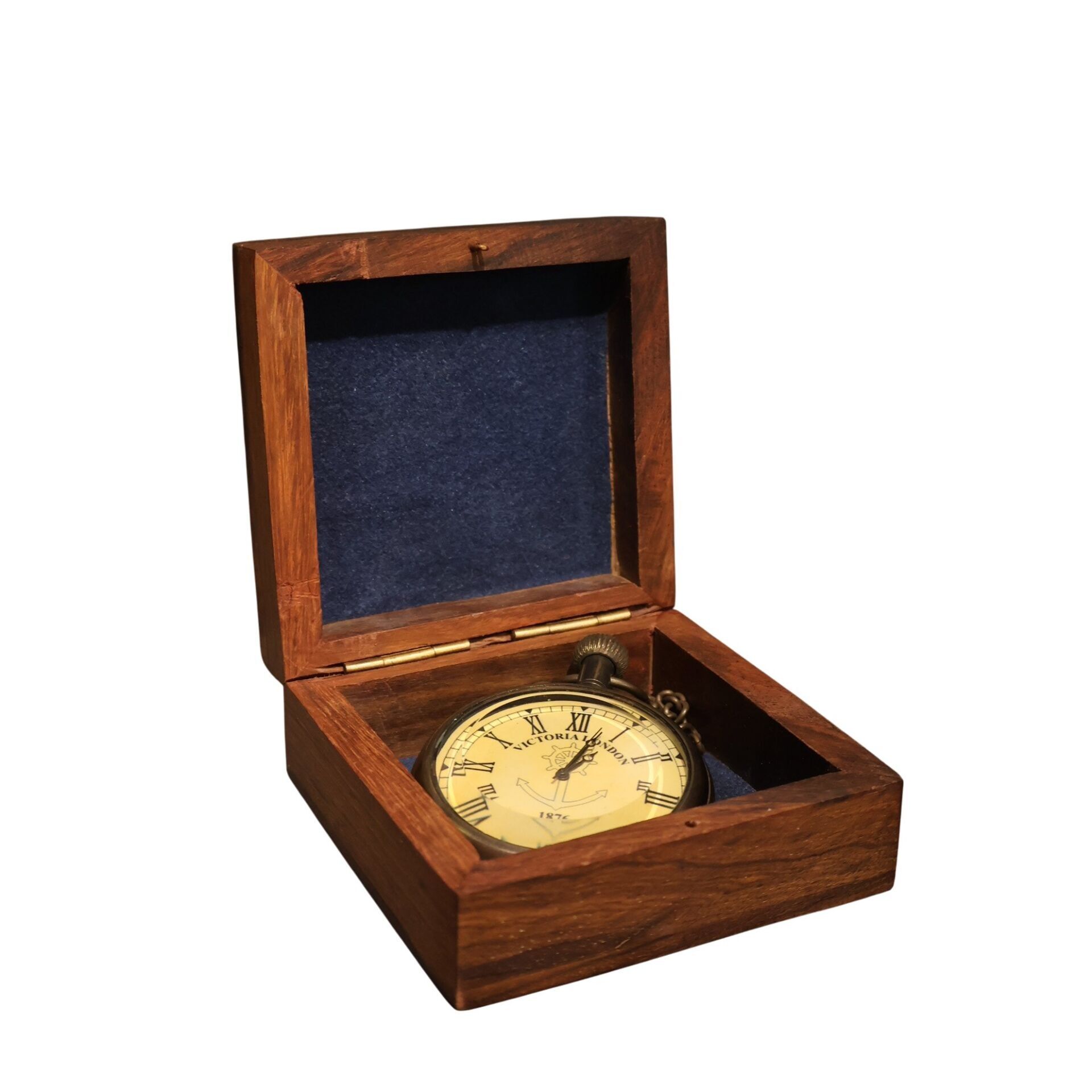 Pirinç Bronz Vıctorıa Köstekli Saat