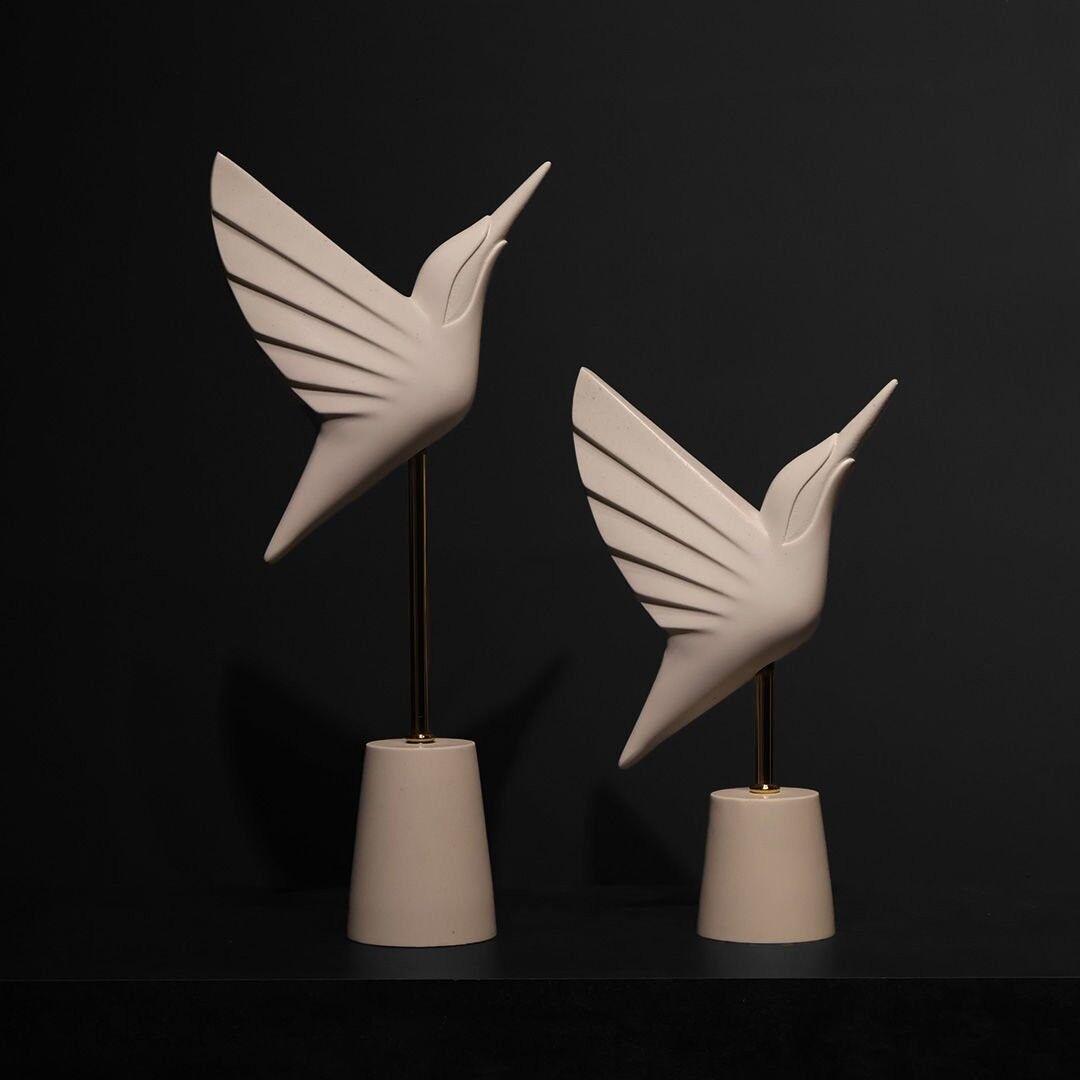 Sinek Kuşu İkili Amber Füme Beyaz