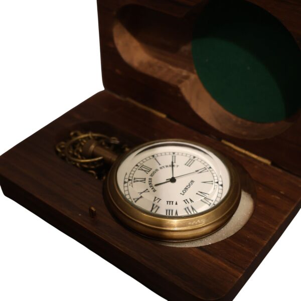 Pirinç London Köstekli Saat