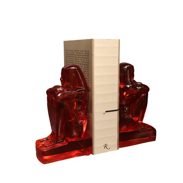 Mısırlı Kız Kitap Tutucu Amber Kırmızı
