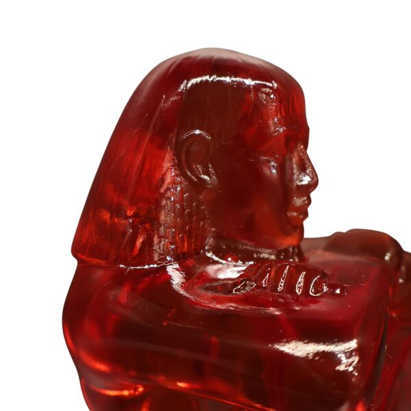 Mısırlı Kız Kitap Tutucu Amber Kırmızı