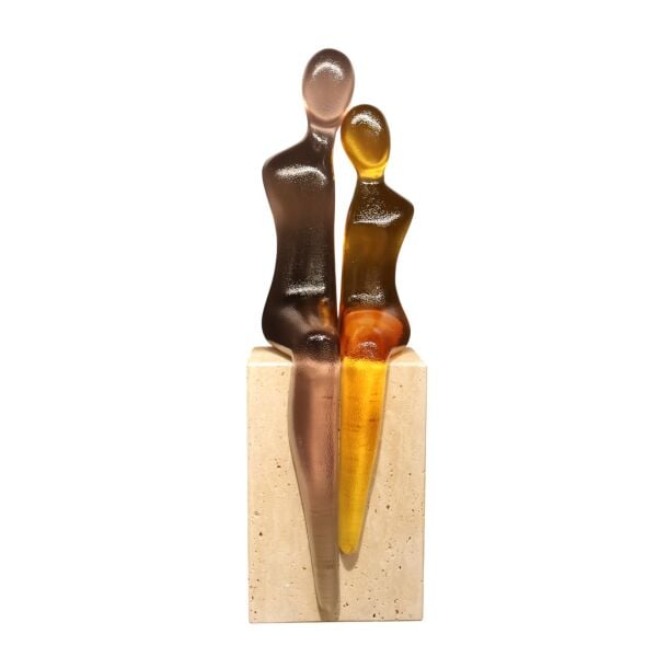 Traverten Kadın-Erkek Amber Füme