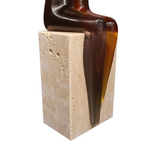 Traverten Kadın-Erkek Amber Füme