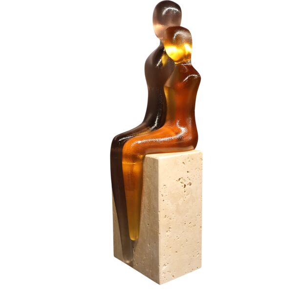 Traverten Kadın-Erkek Amber Füme