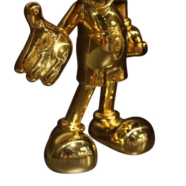 Mıckey Gold Heykel