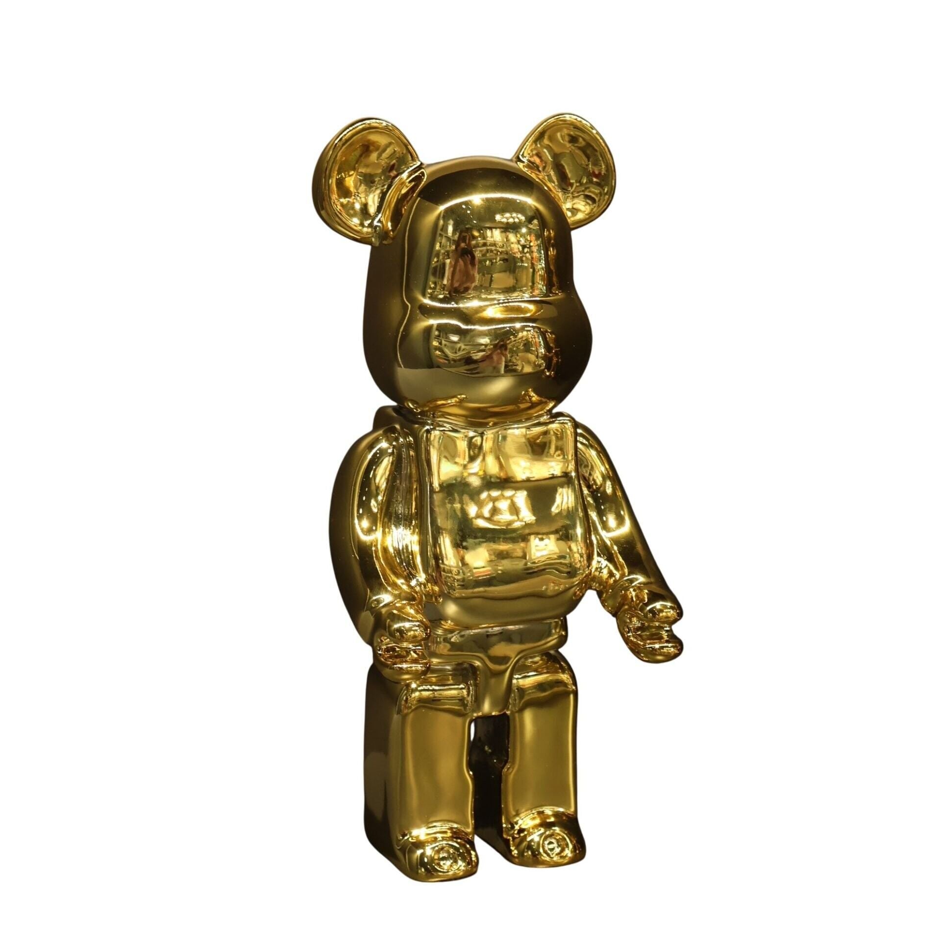 Gold Kaws Bear
