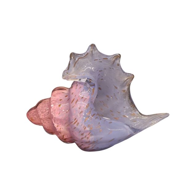 Amber Mor Deniz Kabuğu Küçük Yeşil-Turuncu