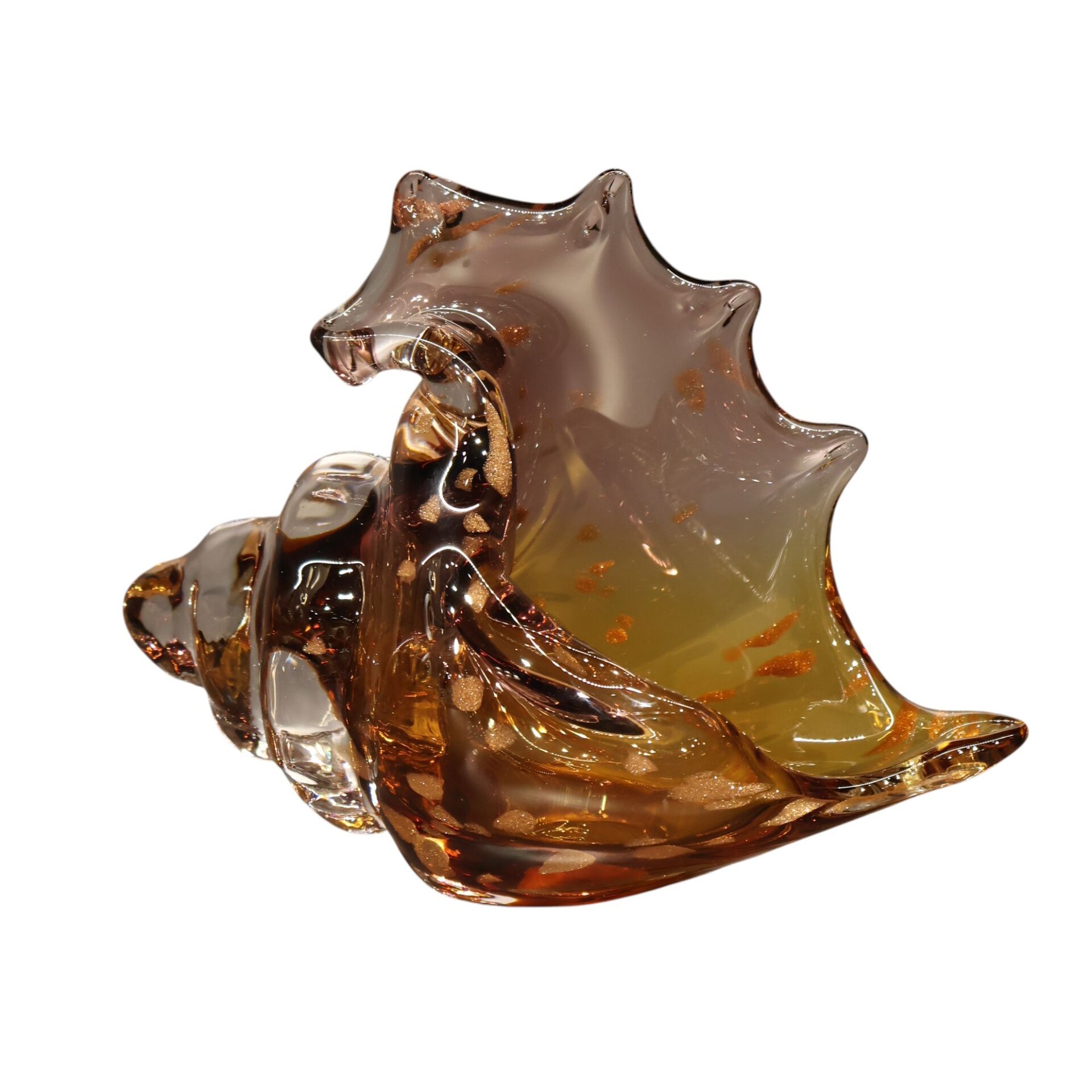 Amber Mor Deniz Kabuğu Küçük Amber-Mor