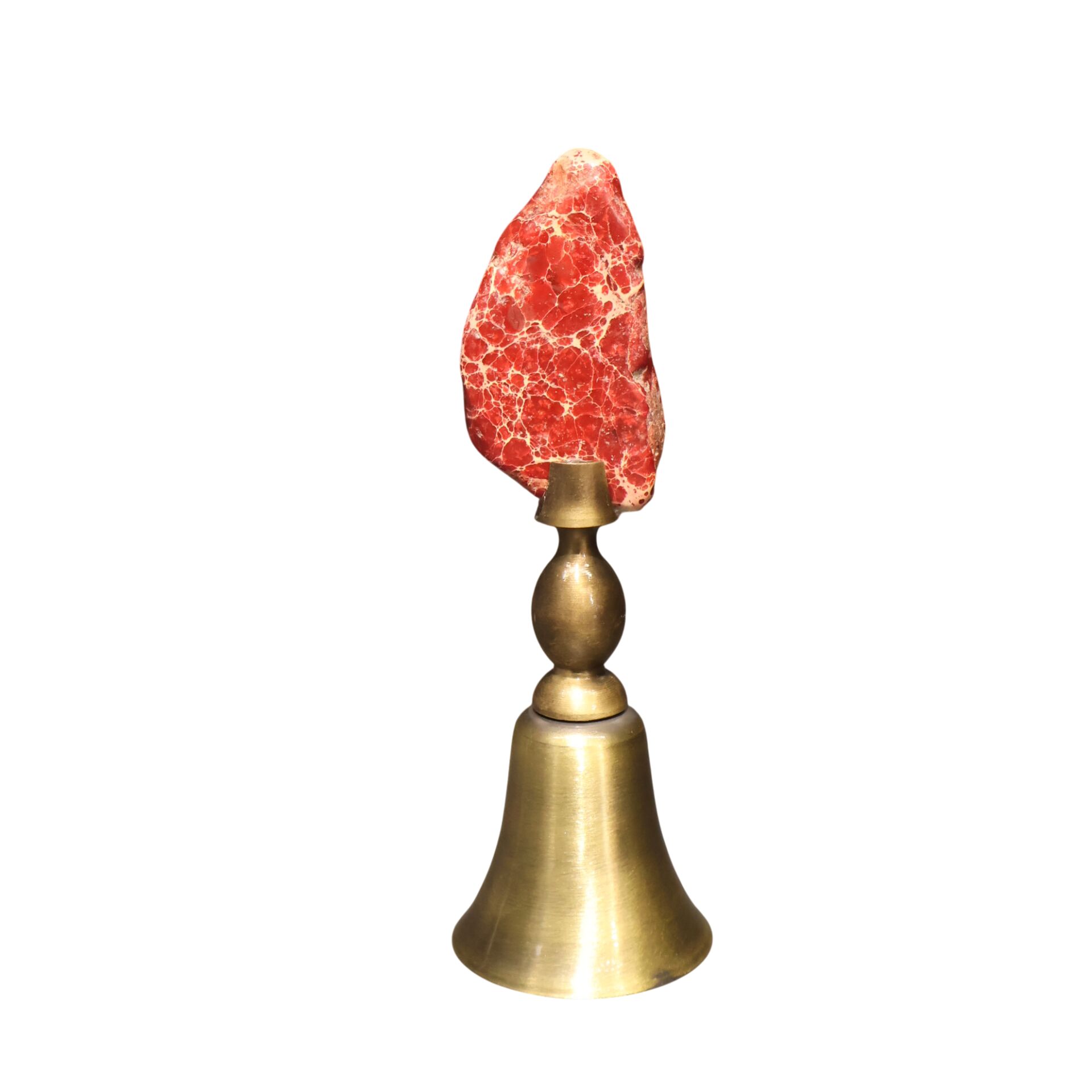 Yeşil Pirinç Doğal Taşlı Mum Söndürücü Kırmızı