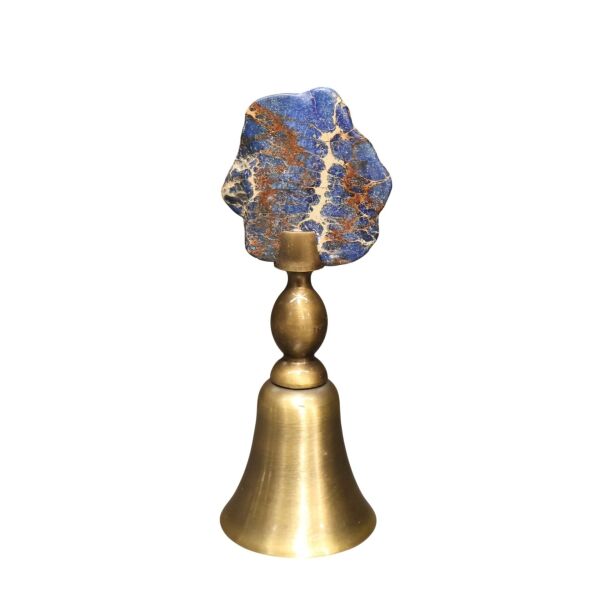 Yeşil Pirinç Doğal Taşlı Mum Söndürücü Mavi