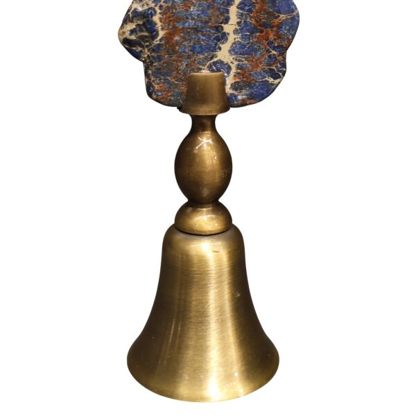 Yeşil Pirinç Doğal Taşlı Mum Söndürücü Mavi