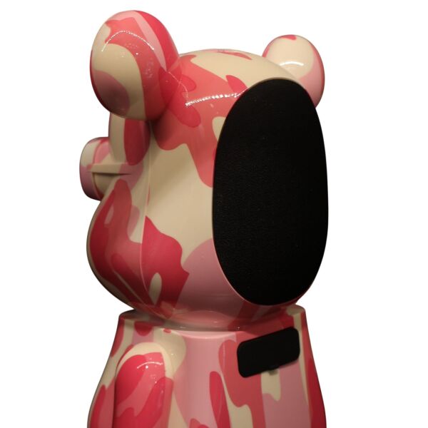 Pembe Kamuflaj Kaws Speaker Pembe-Kamuflaj