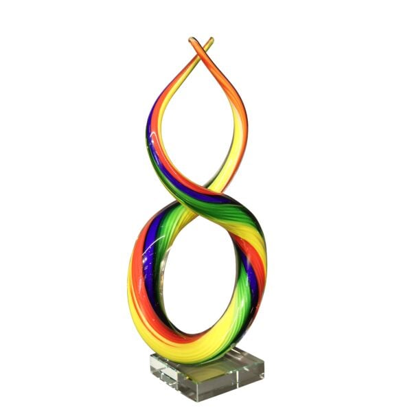 Cam Gökkuşagı Desen Obje