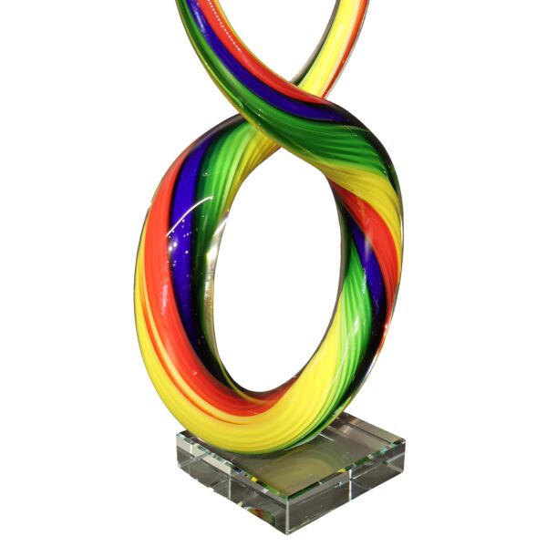 Cam Gökkuşagı Desen Obje