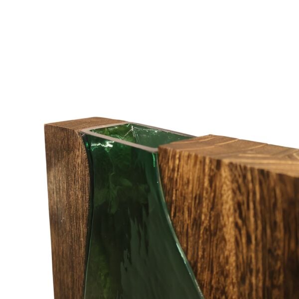 Ağaç İçi Yeşil Vazo Büyük