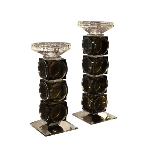 Pullu Şamdan Turuncu Yağ Yeşili