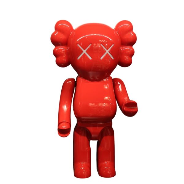 Siyah Kaws Bear Speaker Kırmızı