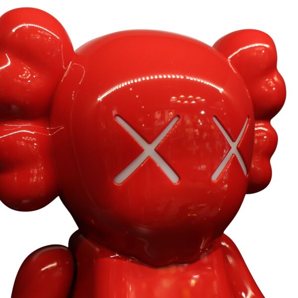 Siyah Kaws Bear Speaker Kırmızı