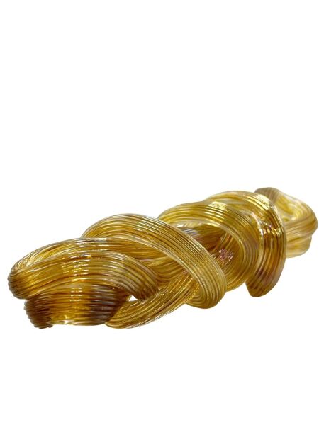 İkili Düğüm Obje Beyaz Turuncu