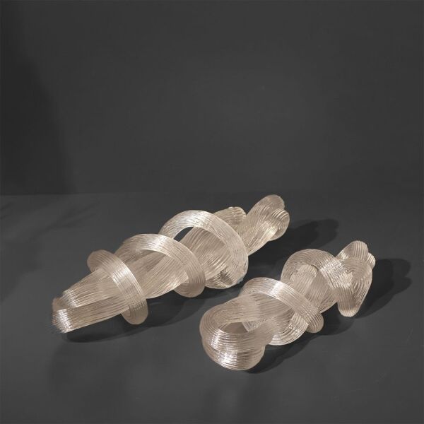 İkili Düğüm Obje Beyaz Beyaz