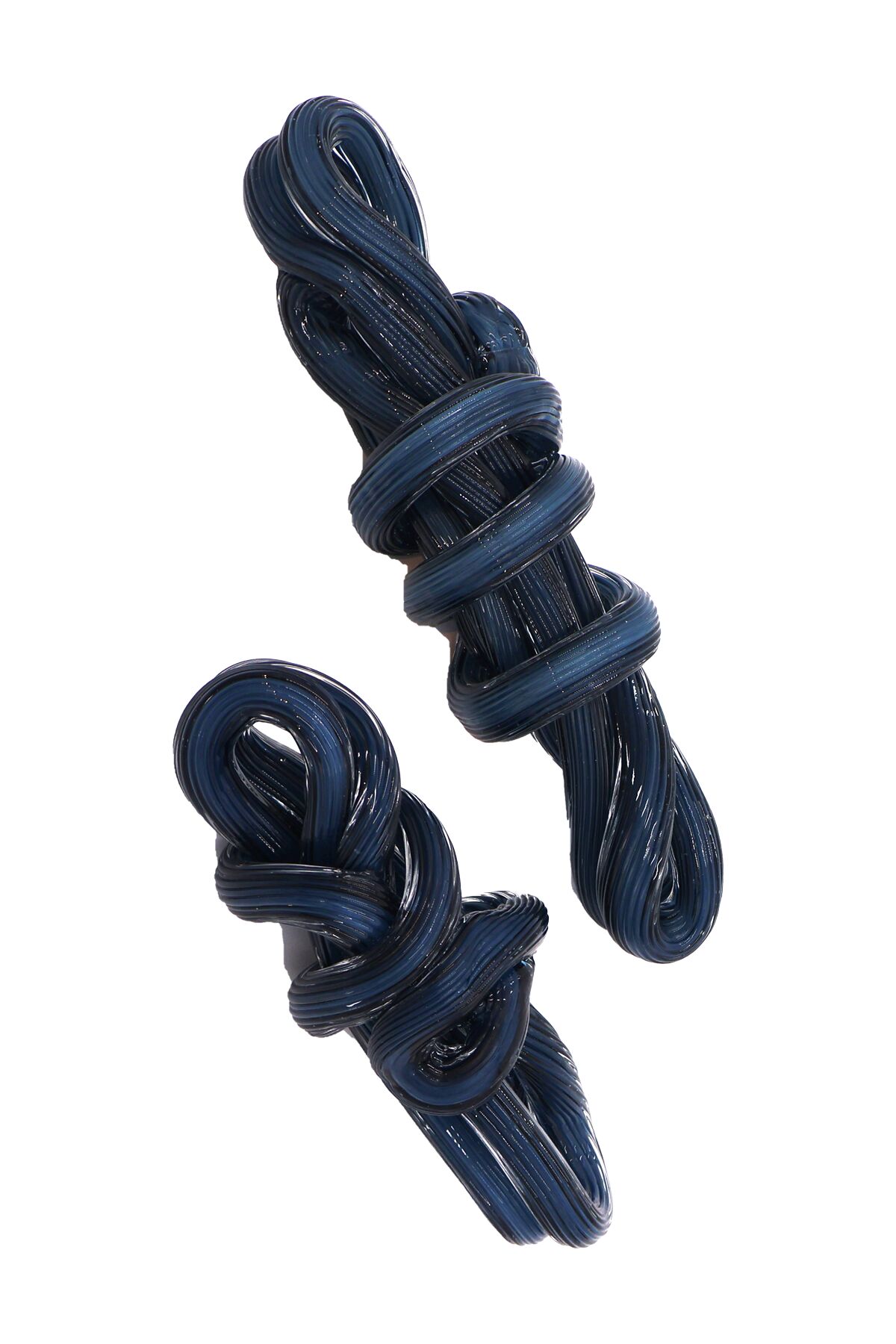 İkili Düğüm Obje Beyaz Mavi