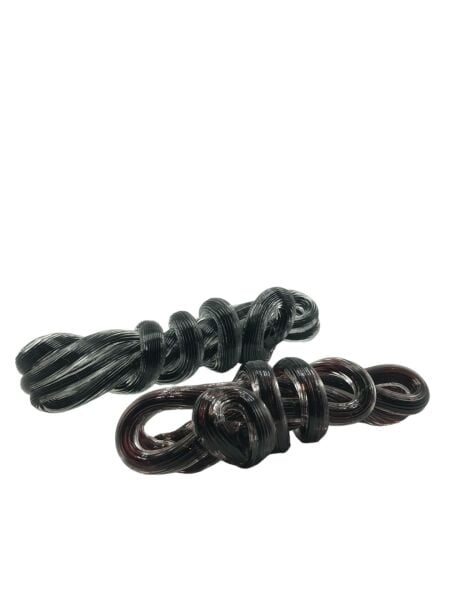 İkili Düğüm Obje Beyaz Siyah