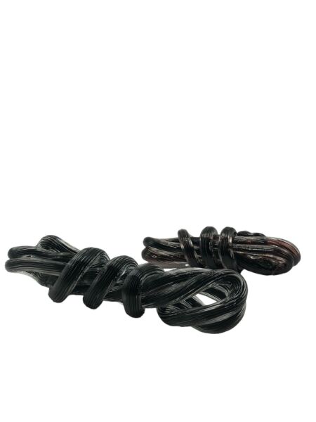 İkili Düğüm Obje Beyaz Siyah