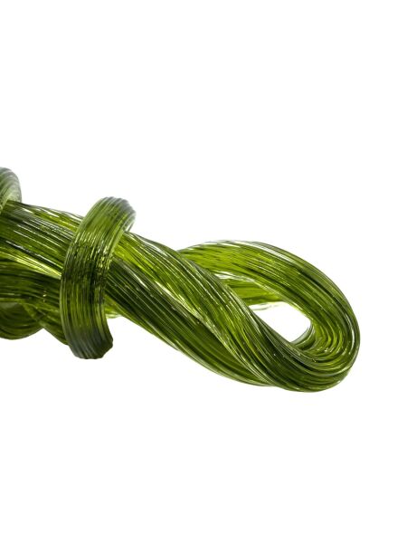 İkili Düğüm Obje Beyaz Yeşil