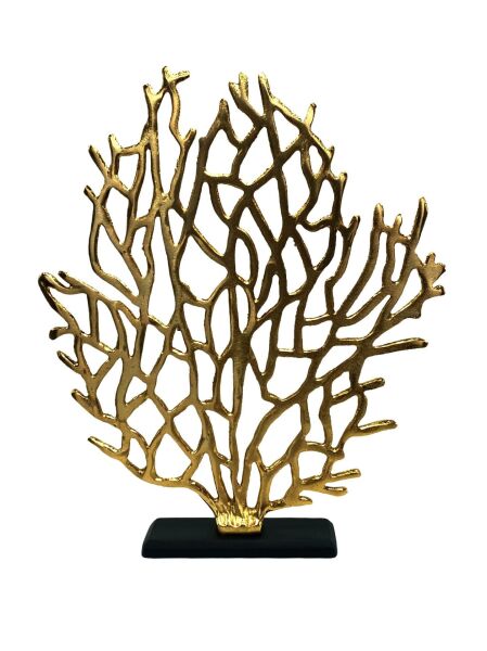 Mercan Mermer Ayaklı İkili Aksesuar Gold Gold