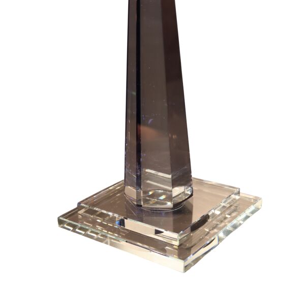 Mini Kristal Şamdan İkili Yeşil Açık Mavi