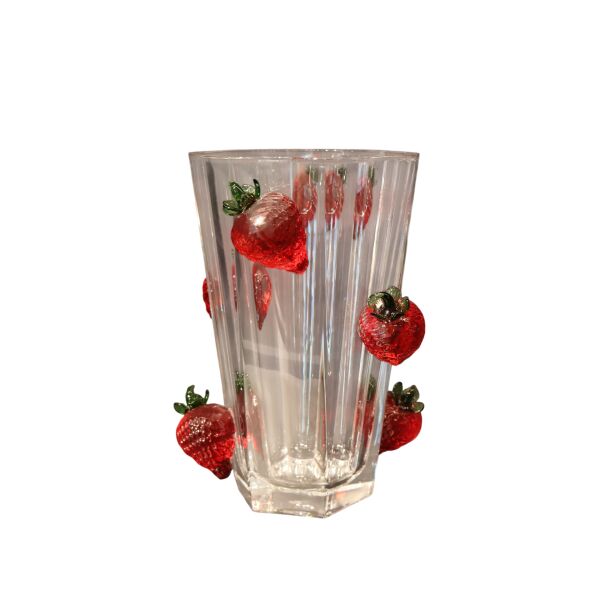 Çilek Detaylı Vazo