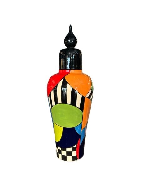 Büyük Göz Desenli Renkli Küp