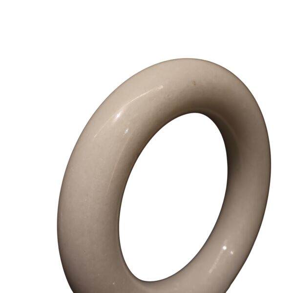 Mermer Kaideli Halka Leylak Beyaz