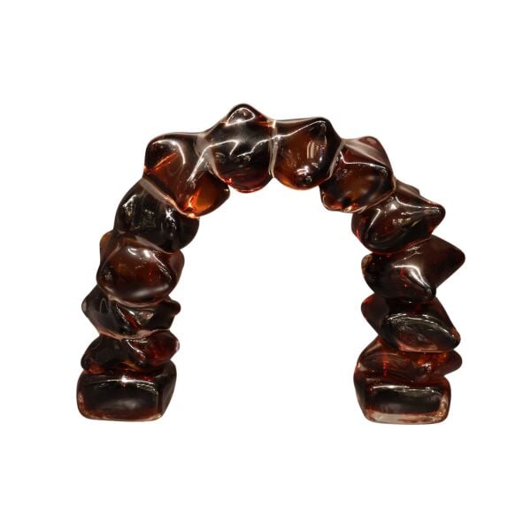 Dominoes Cam Dekor Siyah Küçük