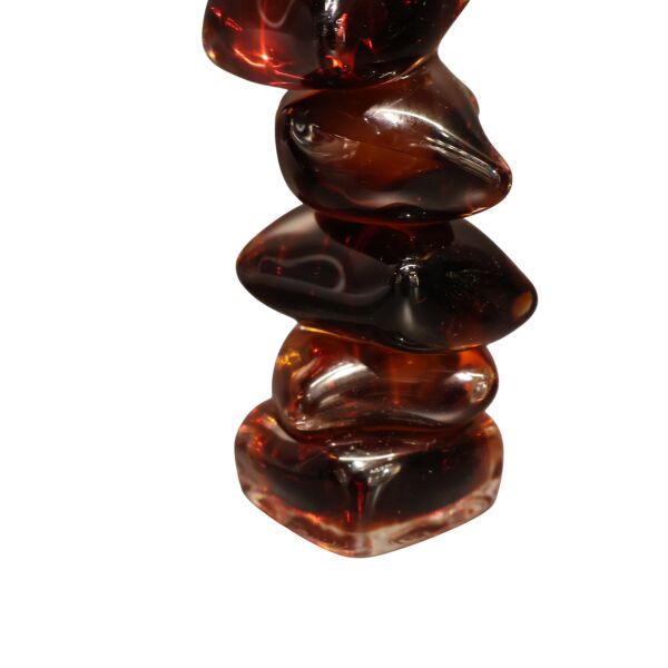 Dominoes Cam Dekor Siyah Küçük Bal