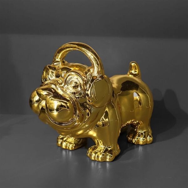 Bulldog Mavi Obje Gold