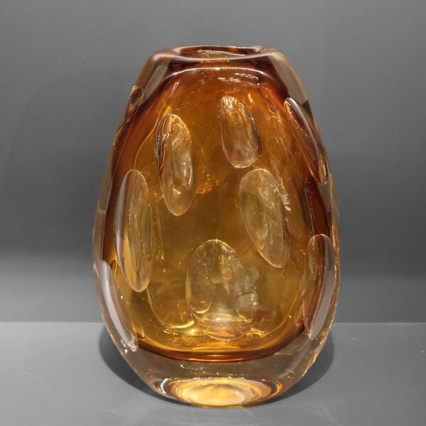 Bal Oval Kristal Vazo Büyük