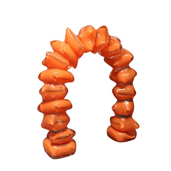 Dominoes Cam Dekor Gri Büyük