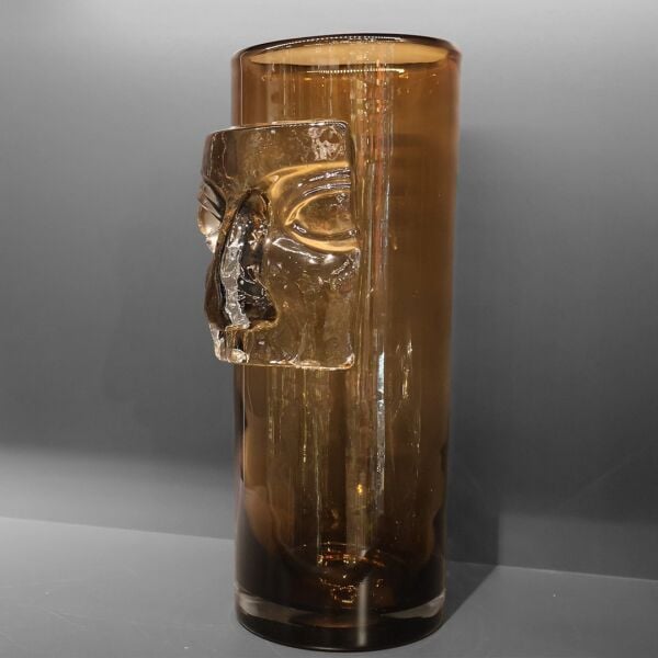 Kahve Yüz Vazo Büyük