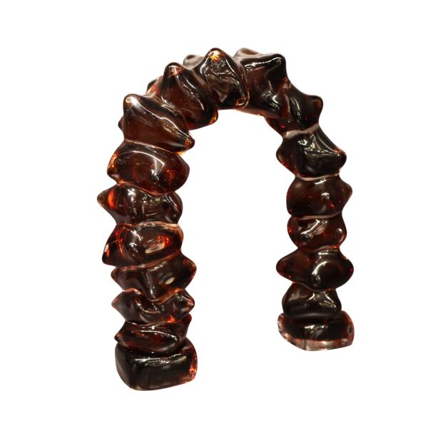 Dominoes Cam Dekor Gri Büyük Bal